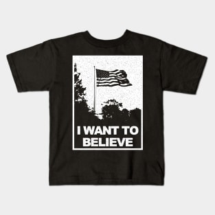 I Want to Believe Kids T-Shirt